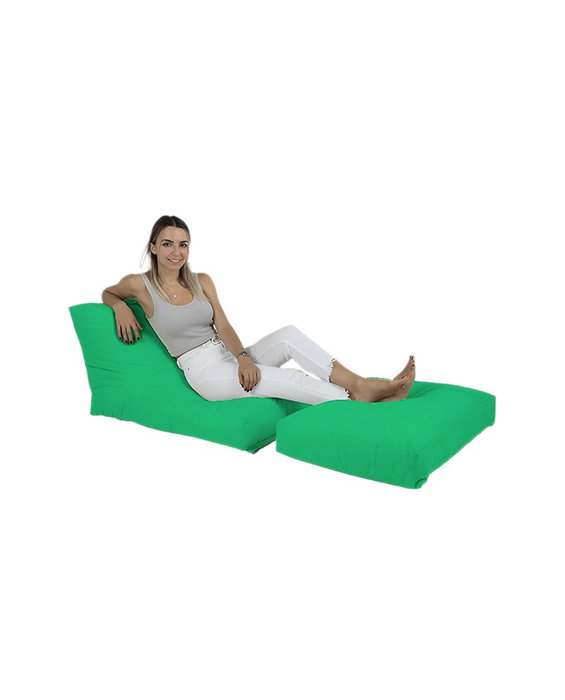 Atelier Del Sofa Siesta Sofa Bed Pouf - Verde